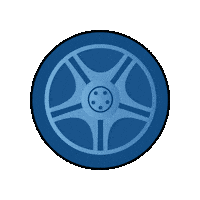 Tire Tyre Sticker by Sampsoid