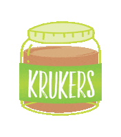 krukampl krukam pastaorzechowa krukers Sticker