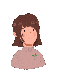 bowlofjoon girl help blink blinking Sticker