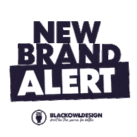 Black_Owl_Design design alert bod new brand Sticker