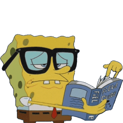 Bob Esponja Glasses Sticker