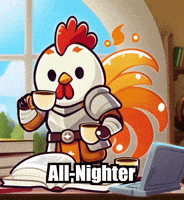Late Night Study GIF by Zorooster