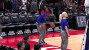 bouncing reggie jackson GIF by NBA