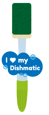 dishmatic clean cleaning hinching cleaningproducts Sticker