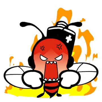 Peebeez giphyupload angry fire red GIF