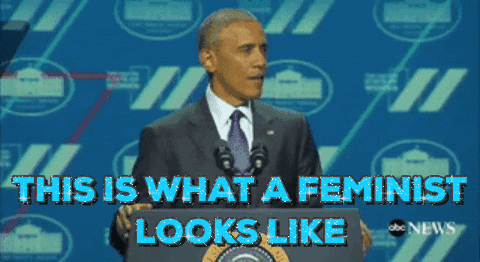 obama feminist GIF by Jess
