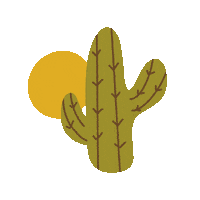 Palm Springs Sun Sticker