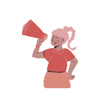 BoD_BooksonDemand woman female person speaker Sticker