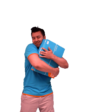 pakketje hug Sticker by Coolblue