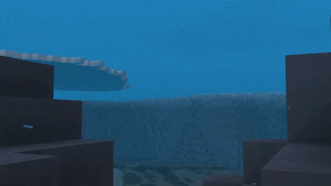 Frozen Planet Swimming GIF by Minecraft