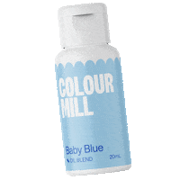 Baking Baby Blue Sticker by Colour Mill