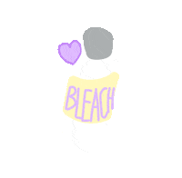 Bleach Hearts Sticker