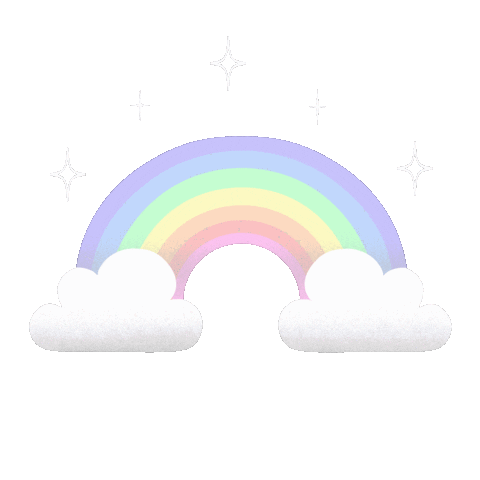 MelancholyMondays kawaii rainbow pride magic Sticker