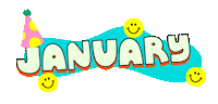 Happy New Year Sticker by Ana Bekoa