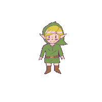 raisu_art hi link zelda coucou Sticker