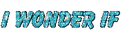 glitter I wonder if Sticker by AnimatedText