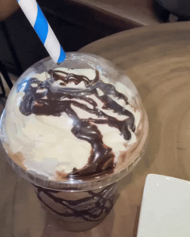 Iced Coffee Latte GIF