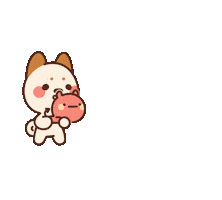 Shirostudio thankyou thank shiba shibainu Sticker