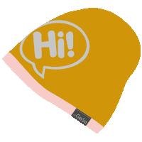 vonGerSa hello hi colorful hat Sticker