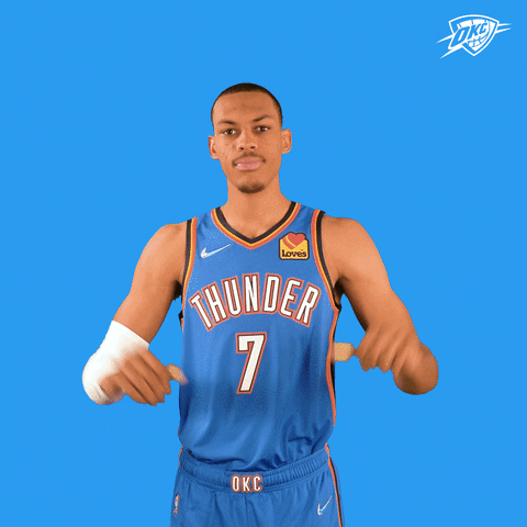 Oklahoma City Thumbs Down GIF by OKC Thunder