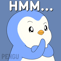 Suspicious Penguin GIF by Pudgy Penguins