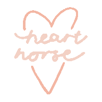 tillymphotography love heart horse riding Sticker