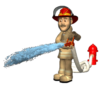 sexy fireman STICKER