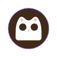 roarjlee cat cat ghost roarjlee Sticker