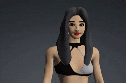 Girl Smile GIF