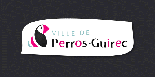 Perros-Guirec giphyupload logo perros oiseau GIF