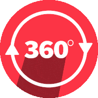 360 im Sticker