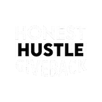 honesthustle giveback honest hustle honesthustle honest hustle giveback Sticker