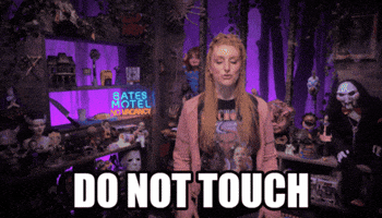 Do Not Touch Bates Motel GIF by Dead Meat James