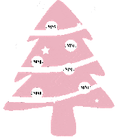Christmas Tree Sticker by Maria Malki Cosmetics