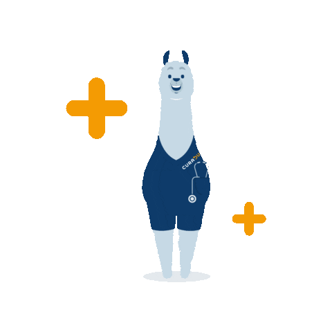 Happy Alpaca Sticker by Curadu GmbH