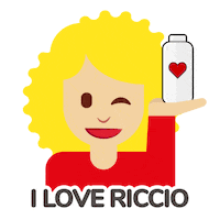 Curly Hair Capelli Ricci Sticker by I Love Riccio
