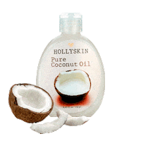 Hollyskin coconut bodycare coconutoil bodyoil Sticker