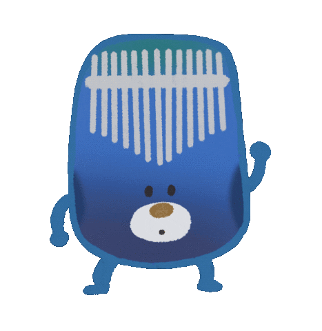 音楽 Kalimba Sticker