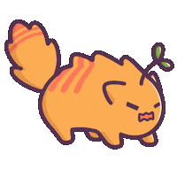 Angry Cat Sticker by Castaways