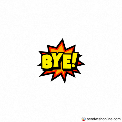 See Ya Goodbye GIF by sendwishonline.com