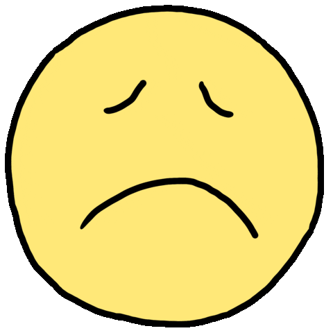 Sad Emoji Sticker by Ruppert Tellac