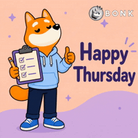 Crypto Thursday GIF by BONK