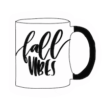 Coffee Fall Sticker by Lili and Bella