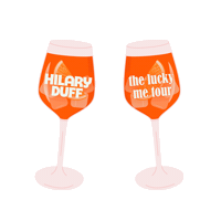 Aperol Spritz Cheers Sticker by Hilary Duff HQ