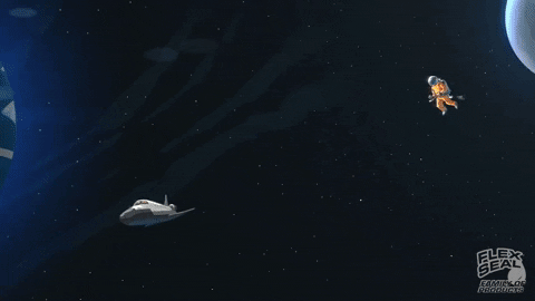 Floating Space Travel GIF by getflexseal