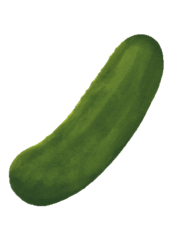 Cucumber Zucchini Sticker