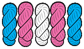 Pink Gay Sticker by Gritty Knits