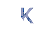 Kenyons logo design running marketing Sticker