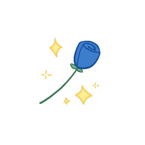 Blue Rose Sticker