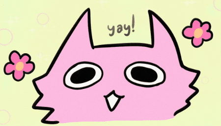 Excited Cat GIF